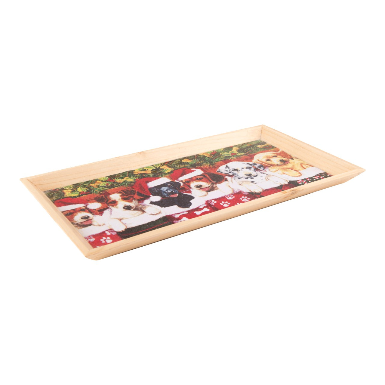 Wooden Tray, Decoupage Tray, Serving Tray