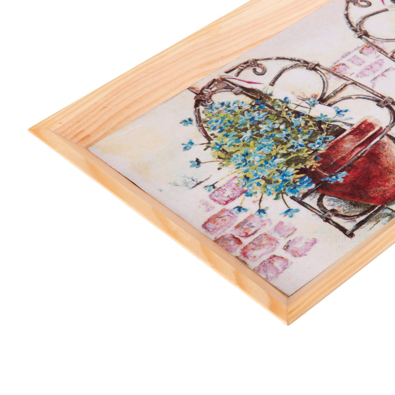 Wooden Tray, Decoupage Tray, Serving Tray