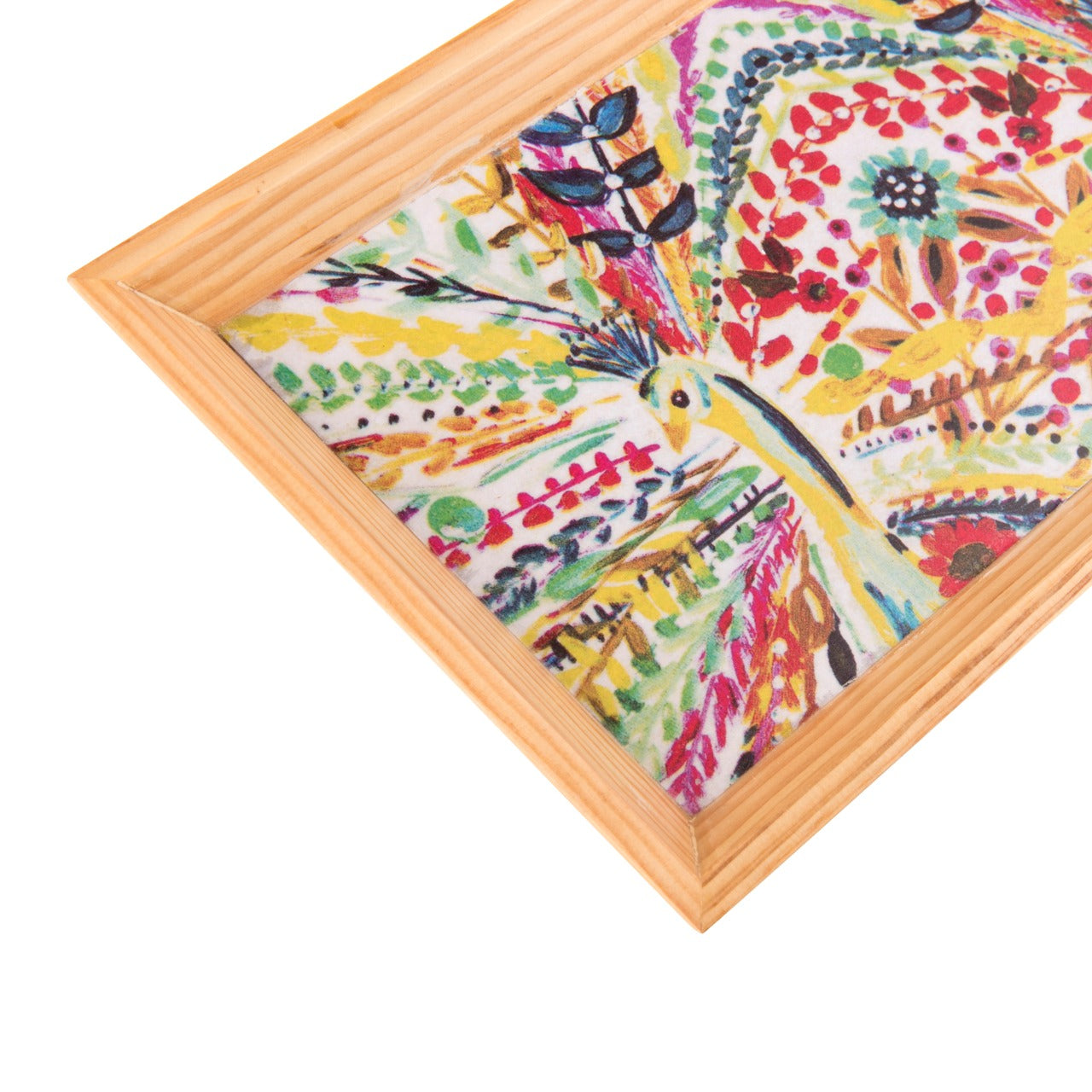 Wooden Tray, Decoupage Tray, Serving Tray