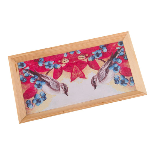 Wooden Tray, Decoupage Tray, Serving Tray