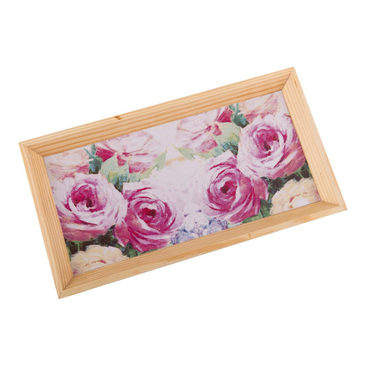 Wooden Tray, Decoupage Tray, Serving Tray