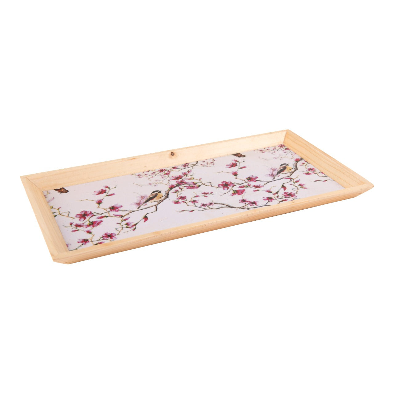 Wooden Tray, Decoupage Tray, Serving Tray