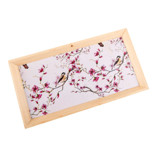 Wooden Tray, Decoupage Tray, Serving Tray