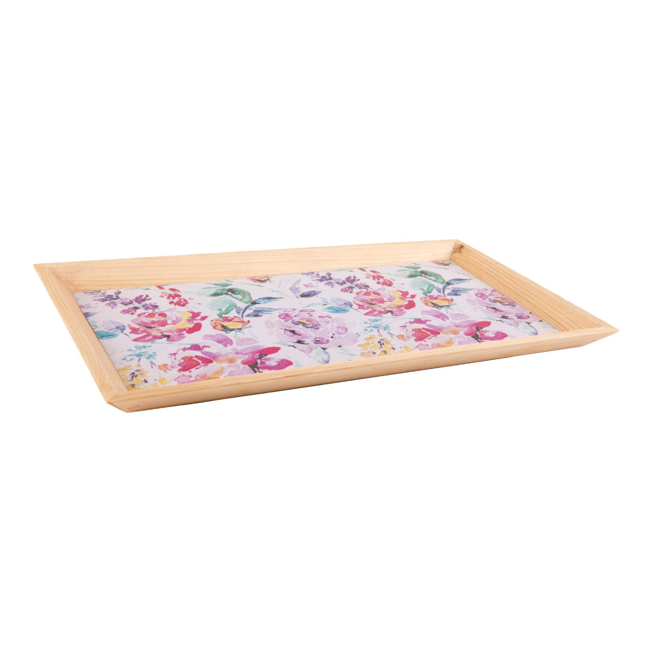 Wooden Tray, Decoupage Tray, Serving Tray