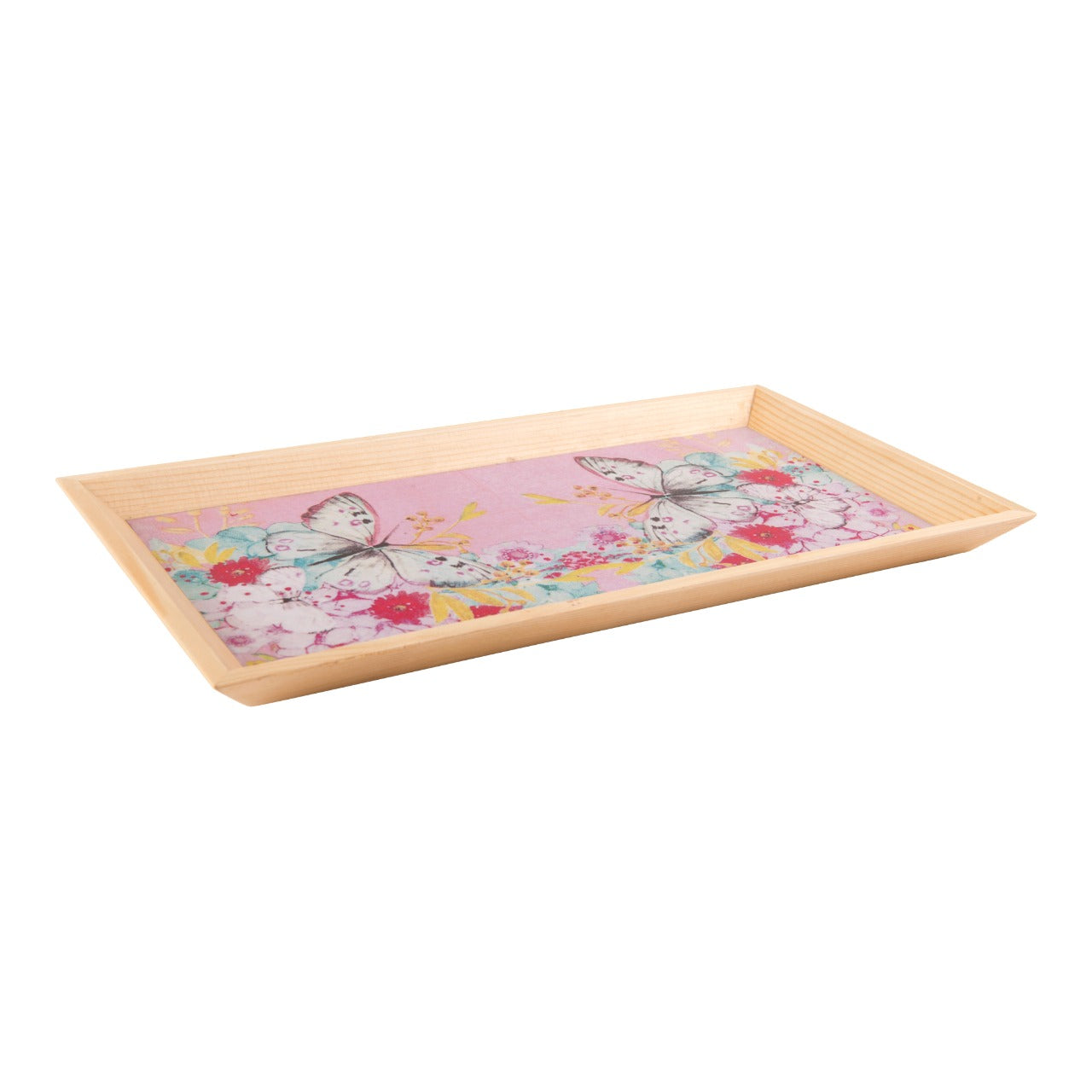 Wooden Tray, Decoupage Tray, Serving Tray