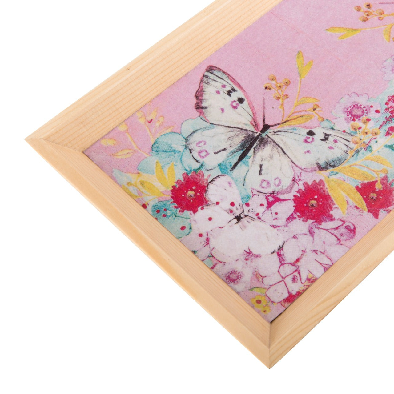 Wooden Tray, Decoupage Tray, Serving Tray