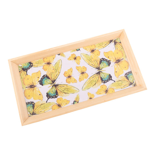 Wooden Tray, Decoupage Tray, Serving Tray