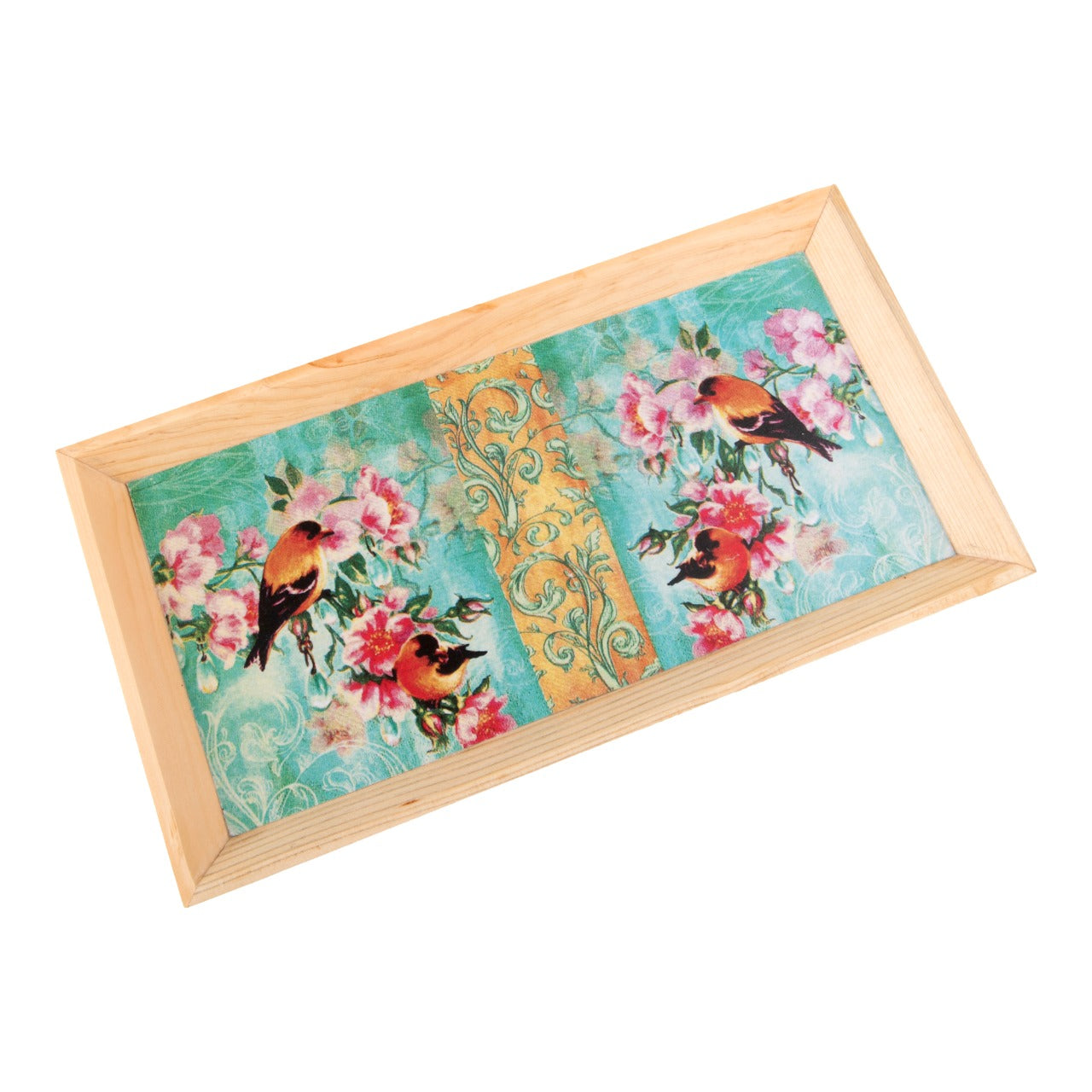 Wooden Tray, Decoupage Tray, Serving Tray
