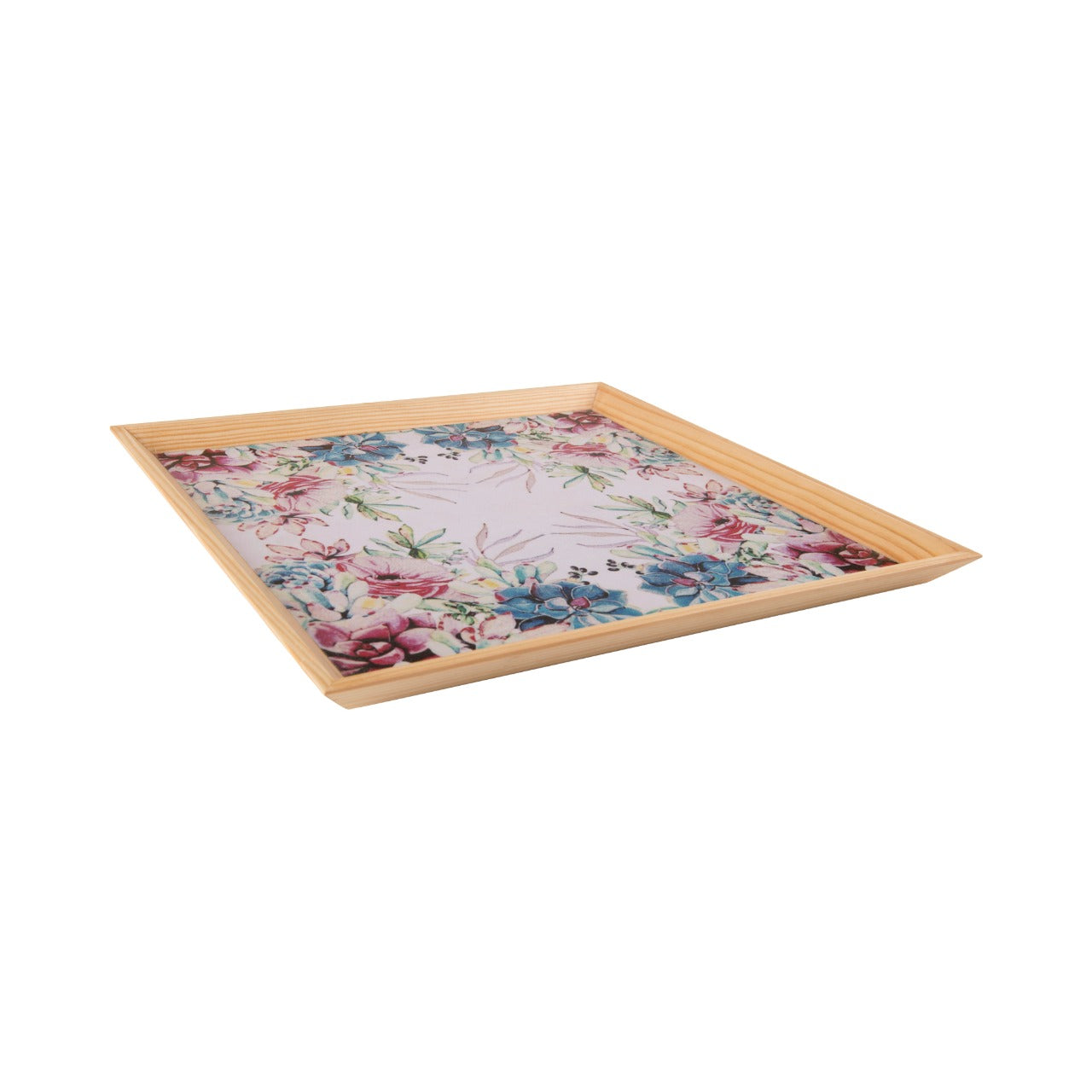 Wooden Tray, Decoupage Tray, Serving Tray