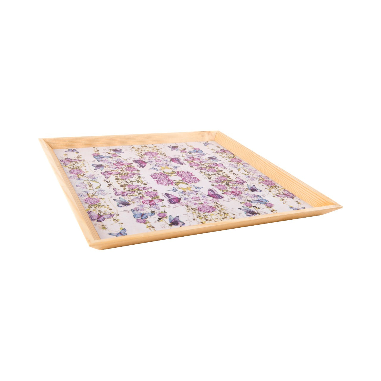 Wooden Tray, Decoupage Tray, Serving Tray