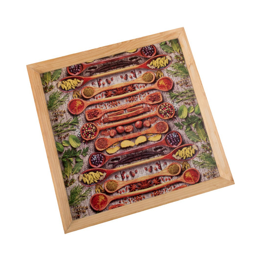 Wooden Tray, Decoupage Tray, Serving Tray