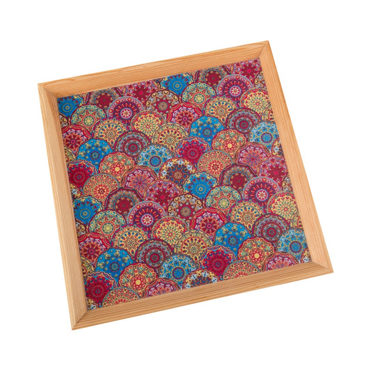 Wooden Tray, Decoupage Tray, Serving Tray