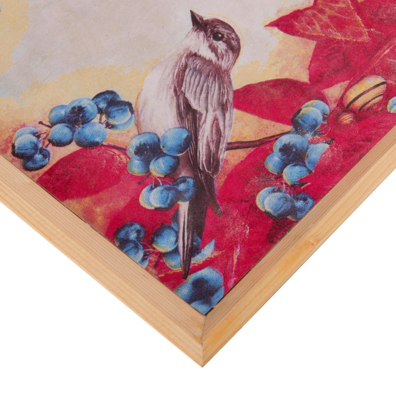 Wooden Tray, Decoupage Tray, Serving Tray