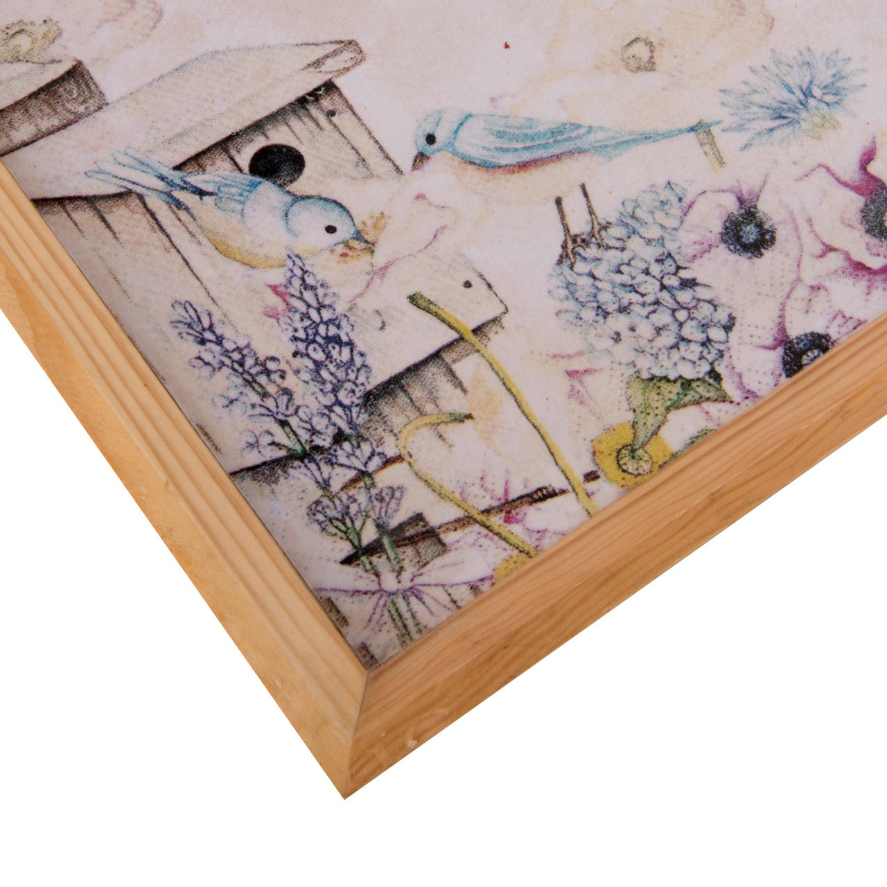 Wooden Tray, Decoupage Tray, Serving Tray