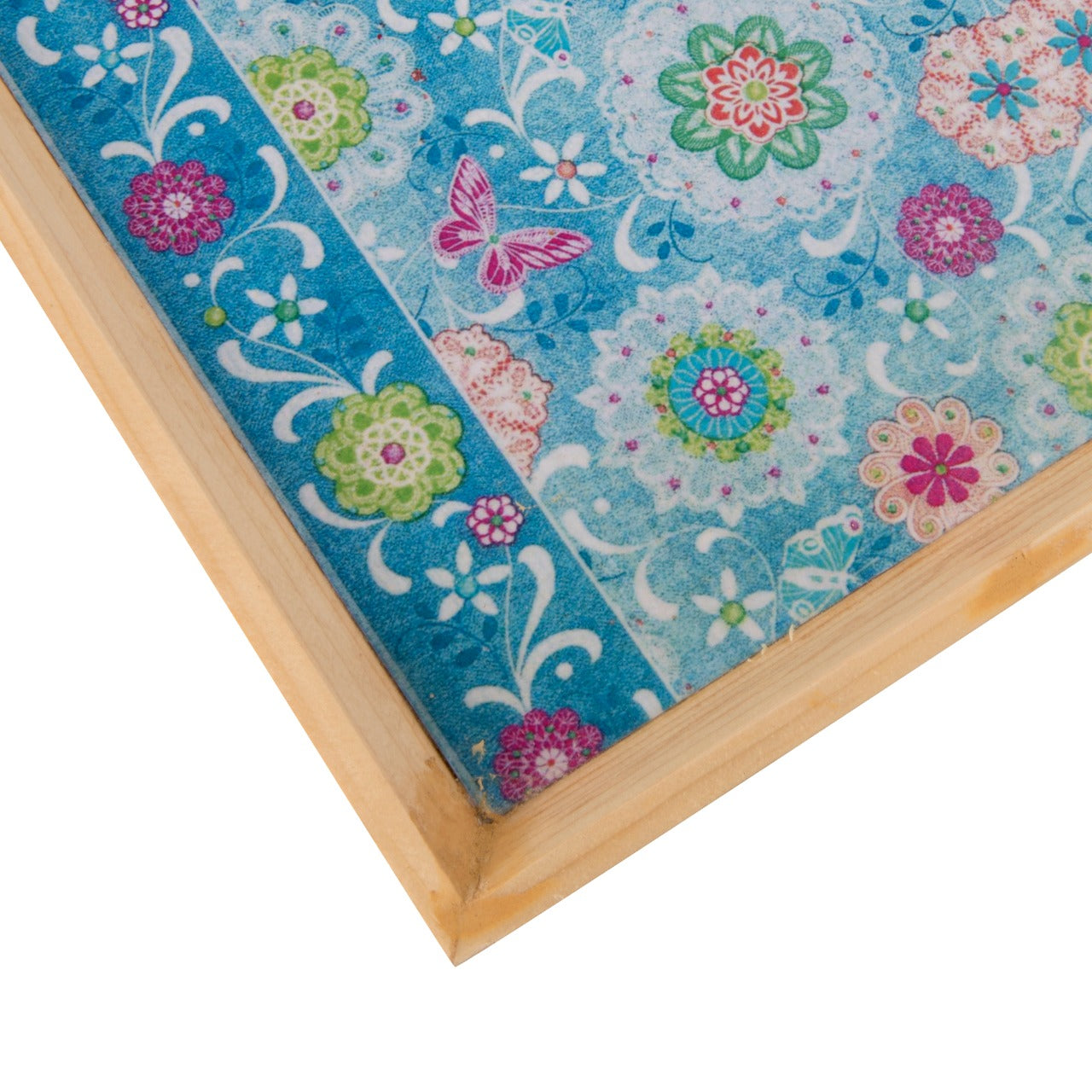 Wooden Tray, Decoupage Tray, Serving Tray