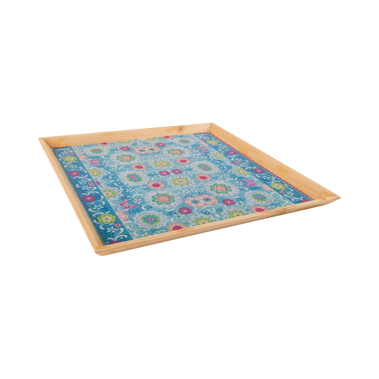 Wooden Tray, Decoupage Tray, Serving Tray