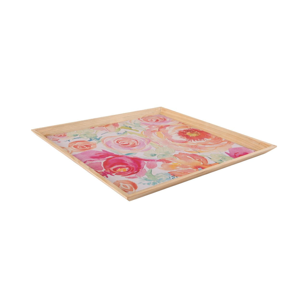 Wooden Tray, Decoupage Tray, Serving Tray