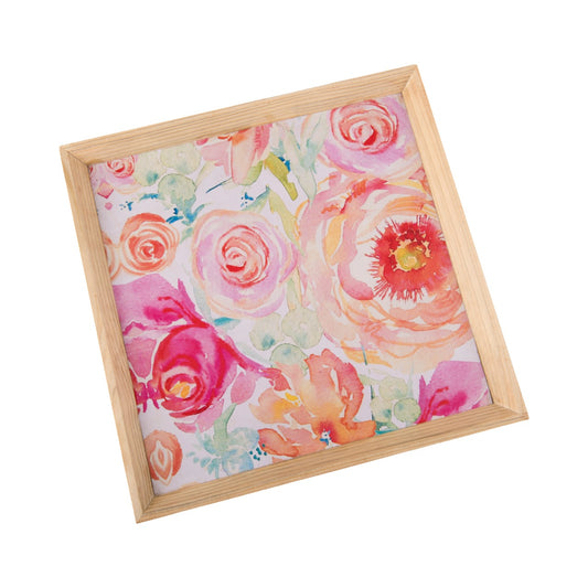 Wooden Tray, Decoupage Tray, Serving Tray