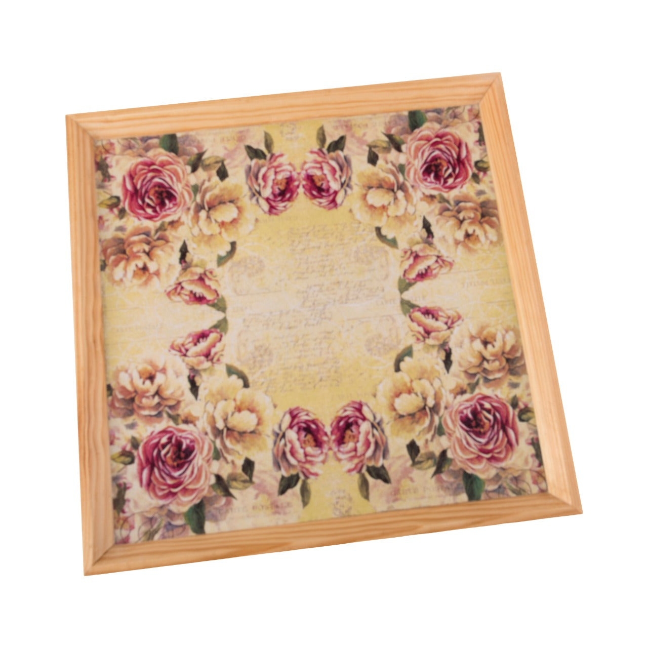 Wooden Tray, Decoupage Tray, Serving Tray