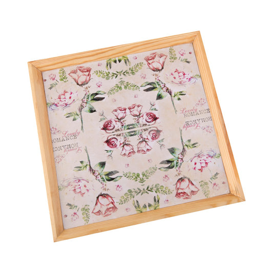Wooden Tray, Decoupage Tray, Serving Tray