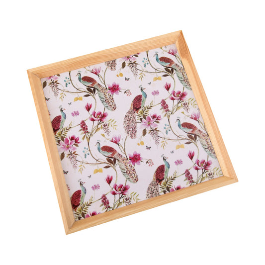 Wooden Tray, Decoupage Tray, Serving Tray