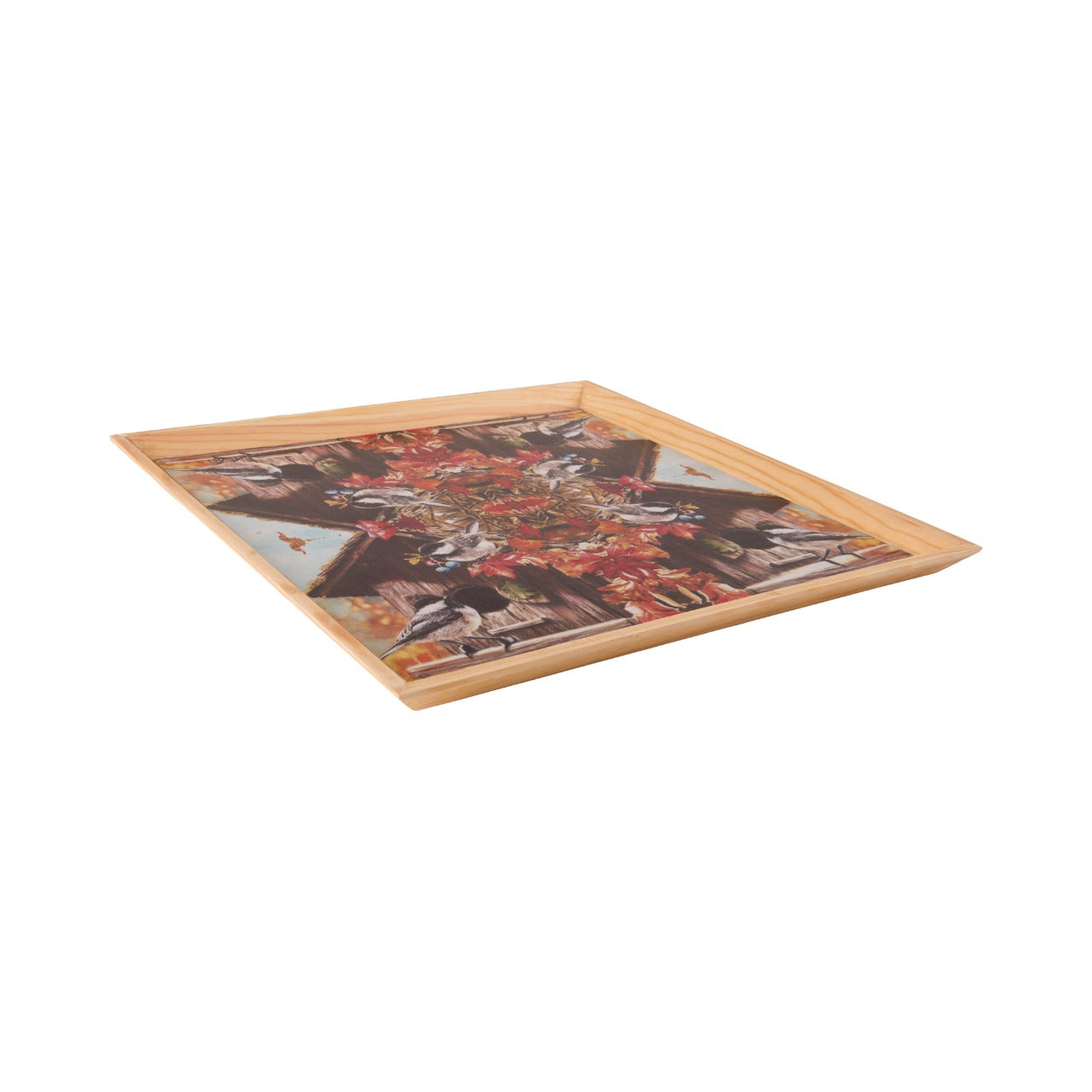 Wooden Tray, Decoupage Tray, Serving Tray
