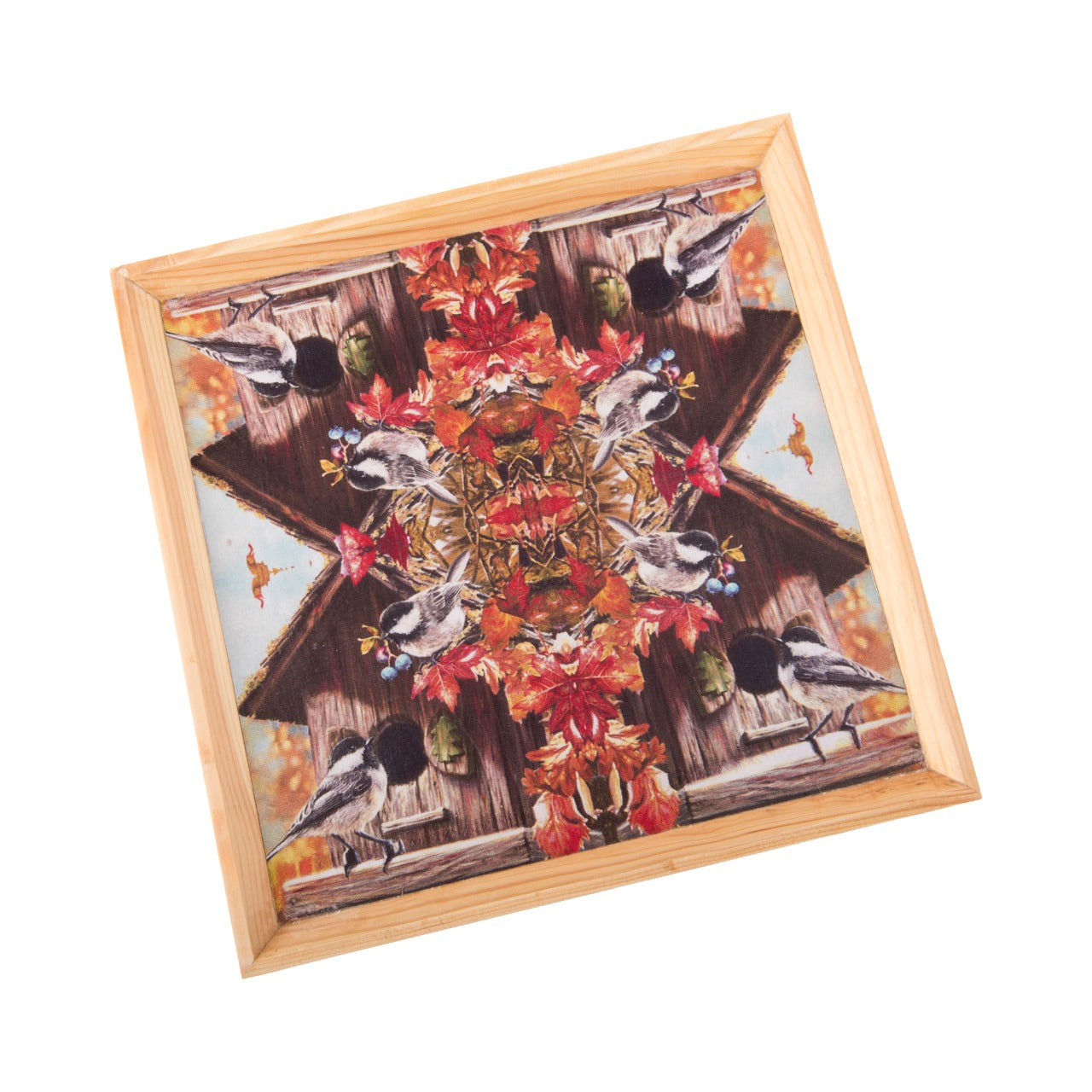 Wooden Tray, Decoupage Tray, Serving Tray