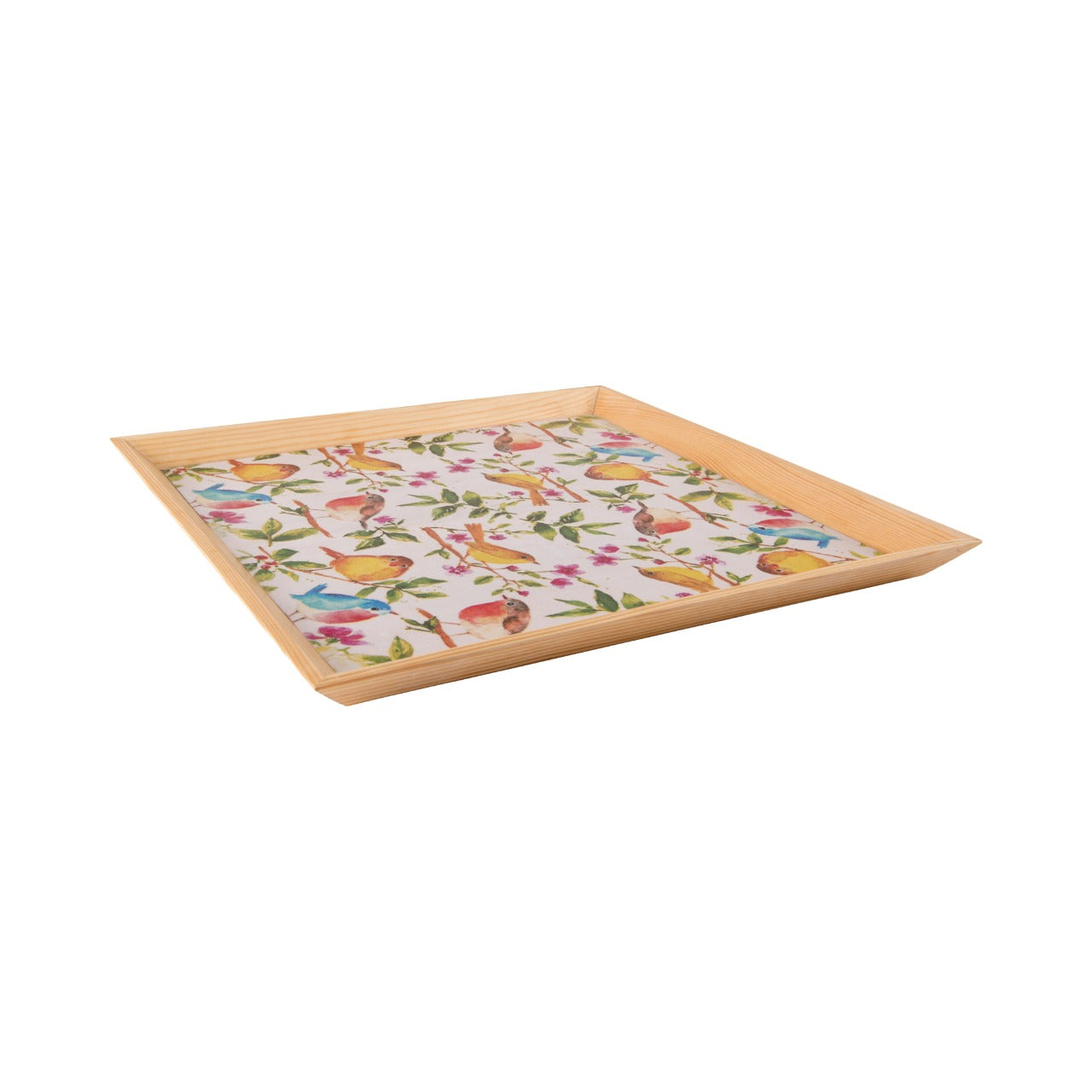Wooden Tray, Decoupage Tray, Serving Tray