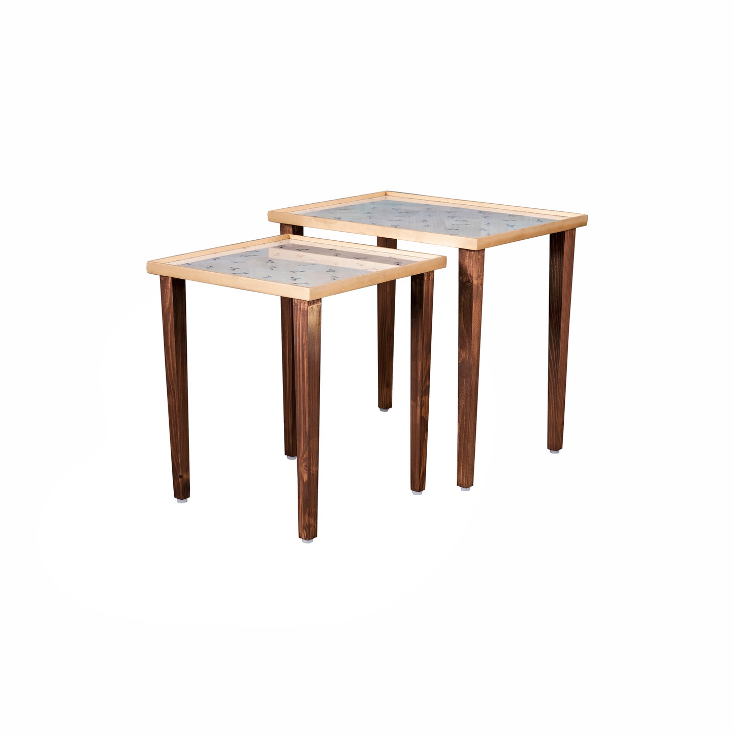 A Tiny Mistake Seagull Wooden Rectangle Nesting Tables (Set of 2), Living Room Decor