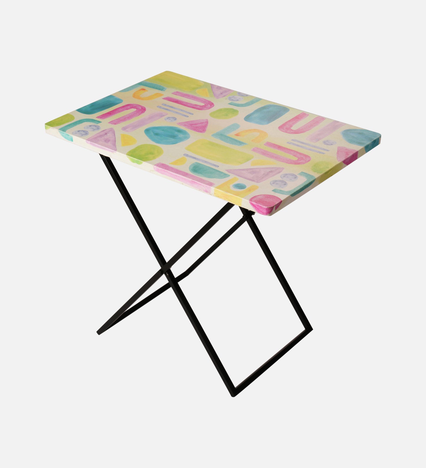 Tiny Doodles Criss Cross Side Tables, Writing Tables, Wooden Tables, Kids Tables, End Tables Living Room Decor by A Tiny Mistake