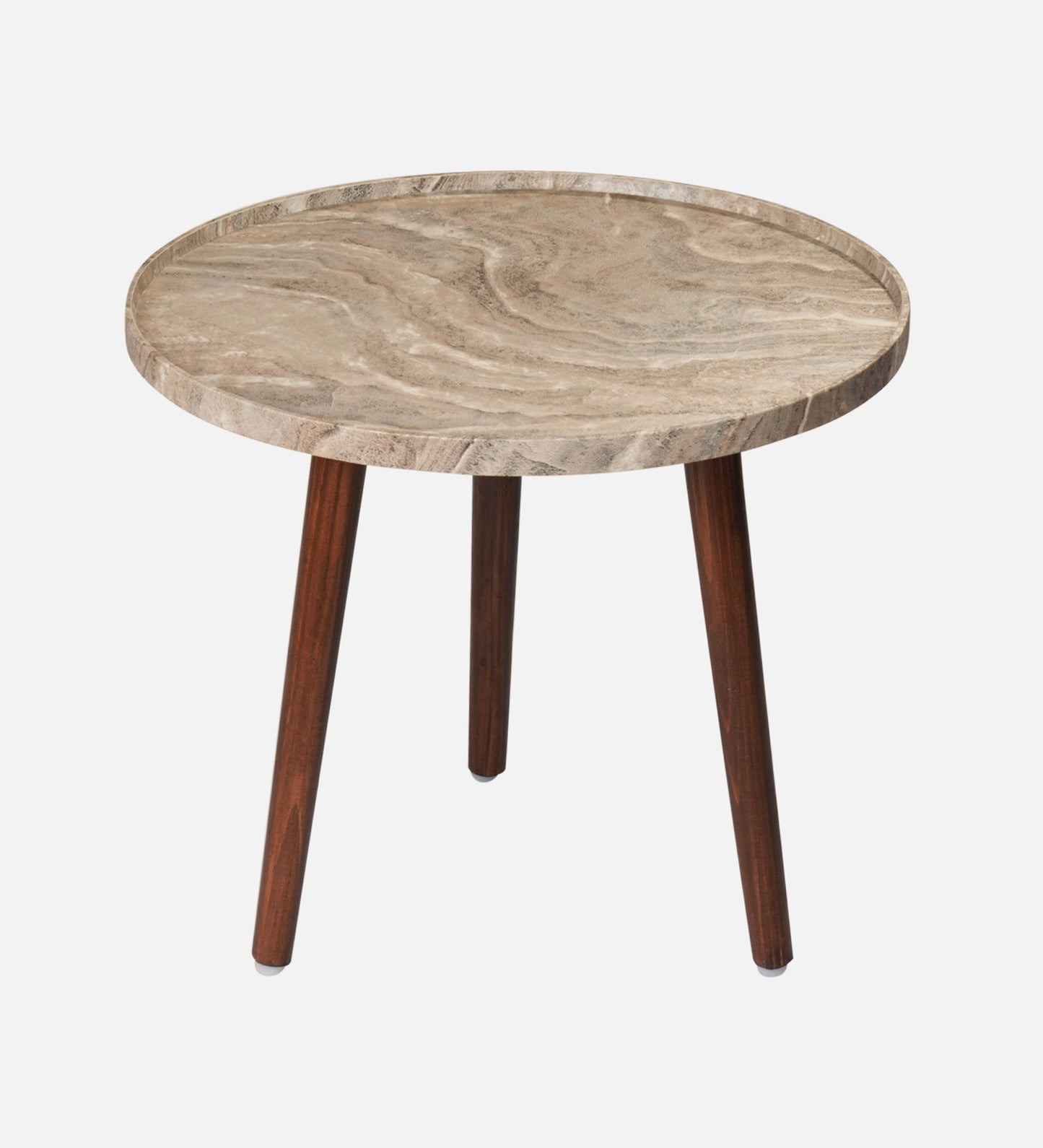 Oasis Inverse Round Nesting Tables with Wooden Legs, Side Tables, Wooden Tables, Living Room Decor by A Tiny Mistake