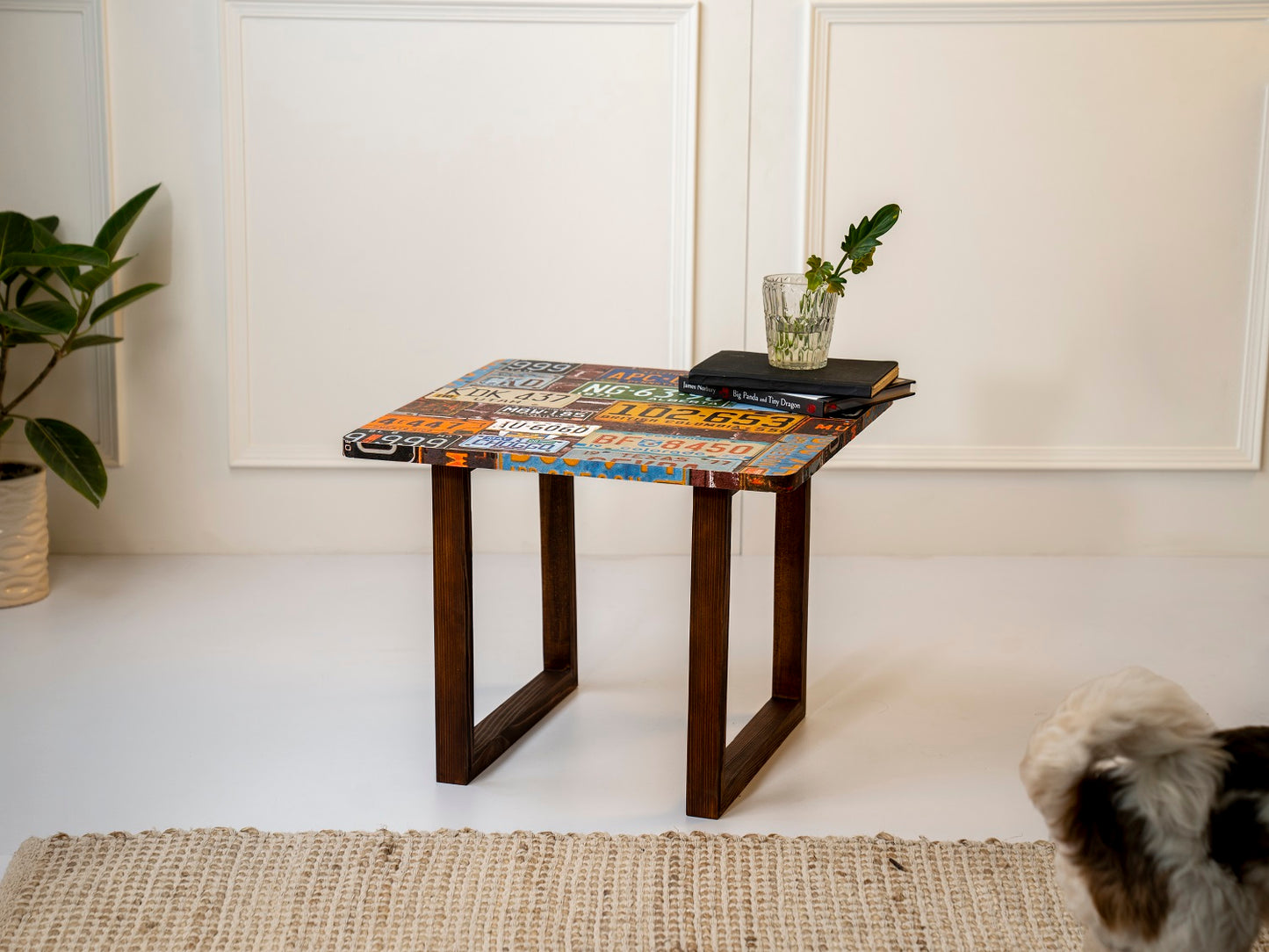 Muddy Miles Square Coffee Tables, Wooden Tables, Coffee Tables, Center Tables, Living Room Decor by A Tiny Mistake