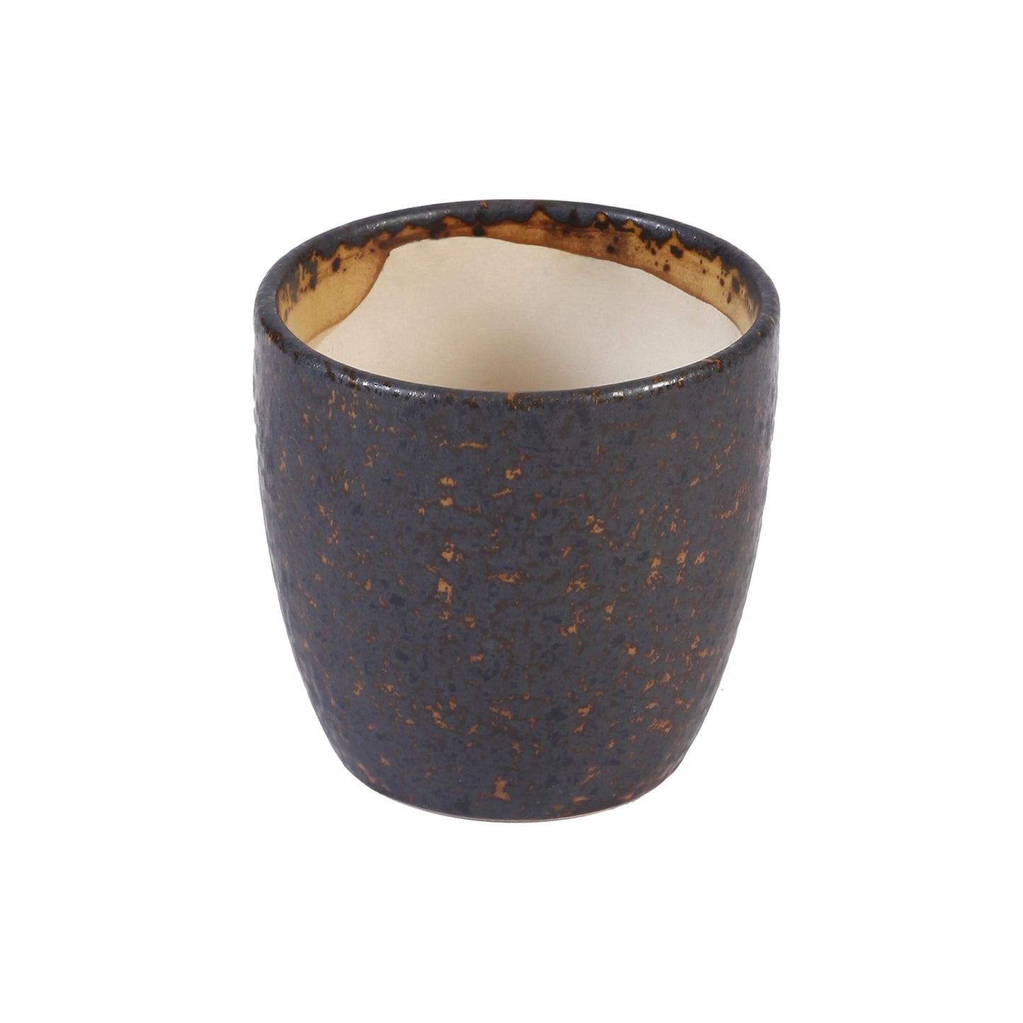 A Tiny Mistake Charcoal and Copper Tints Ceramic Planter (One Piece)