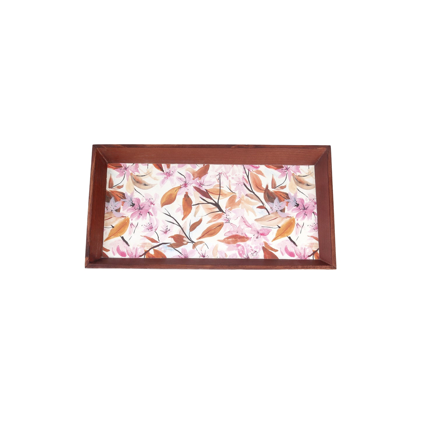 A Tiny Mistake Lily of the Valley Rectangle Wooden Serving Tray, 35 x 20 x 2 cm