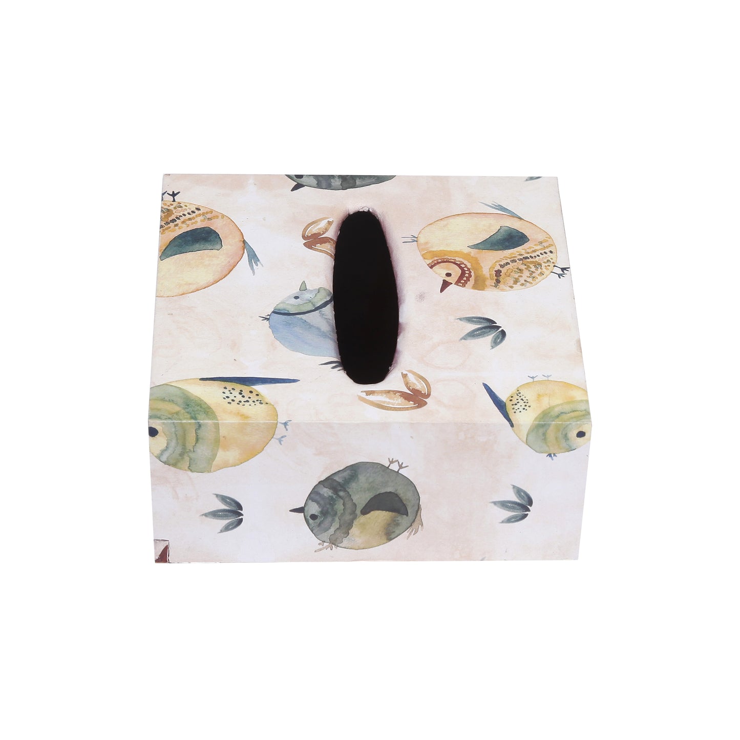 A Tiny Mistake Cute Birds Square Tissue Box, 26 x 13 x 8 cm