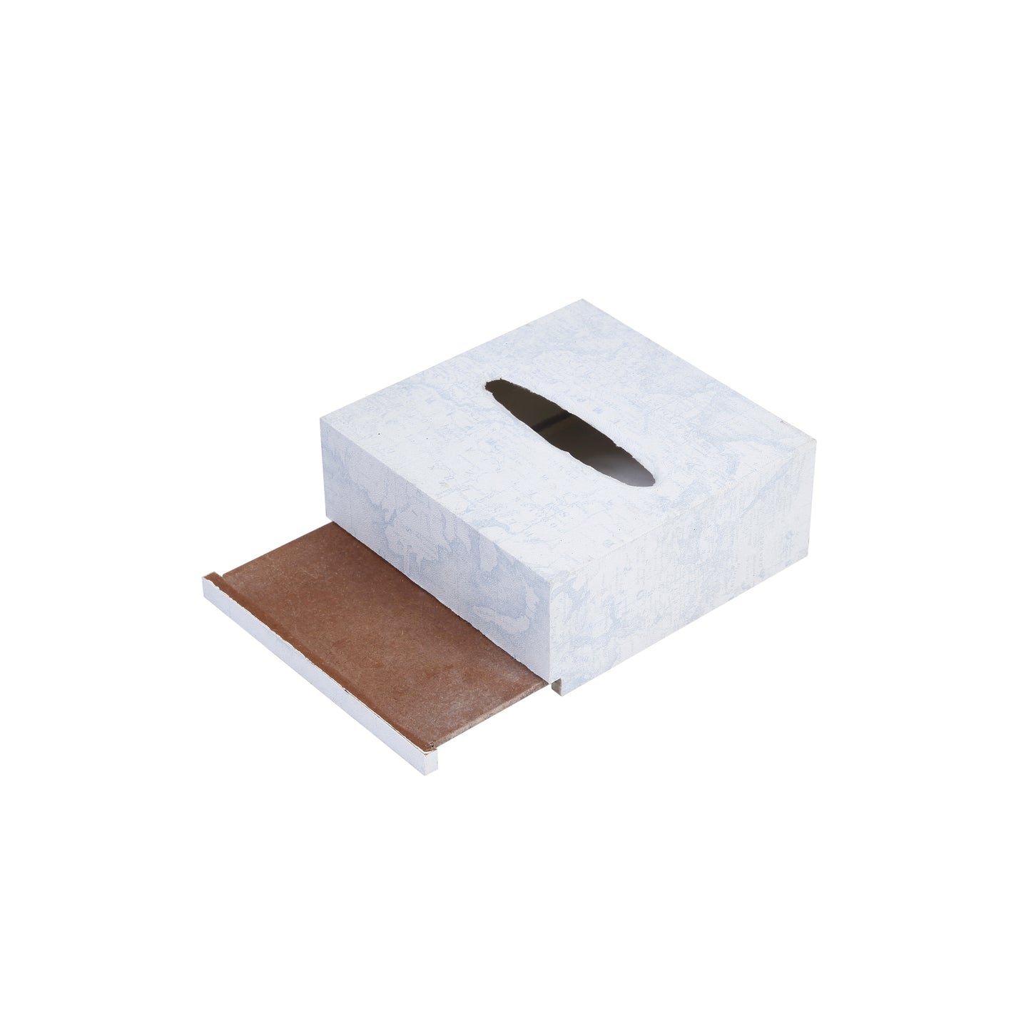 A Tiny Mistake Explorers Edition Square Tissue Box, 18 x 18 x 7.5 cm