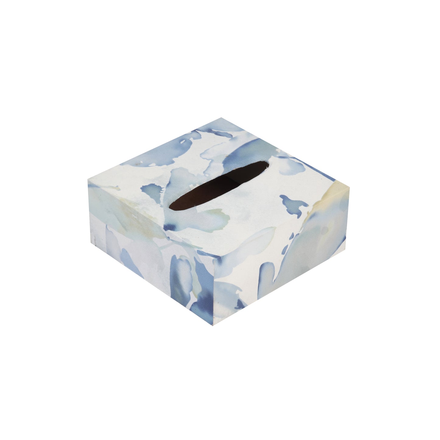 A Tiny Mistake Blue Whisper Square Tissue Box, 18 x 18 x 7.5 cm