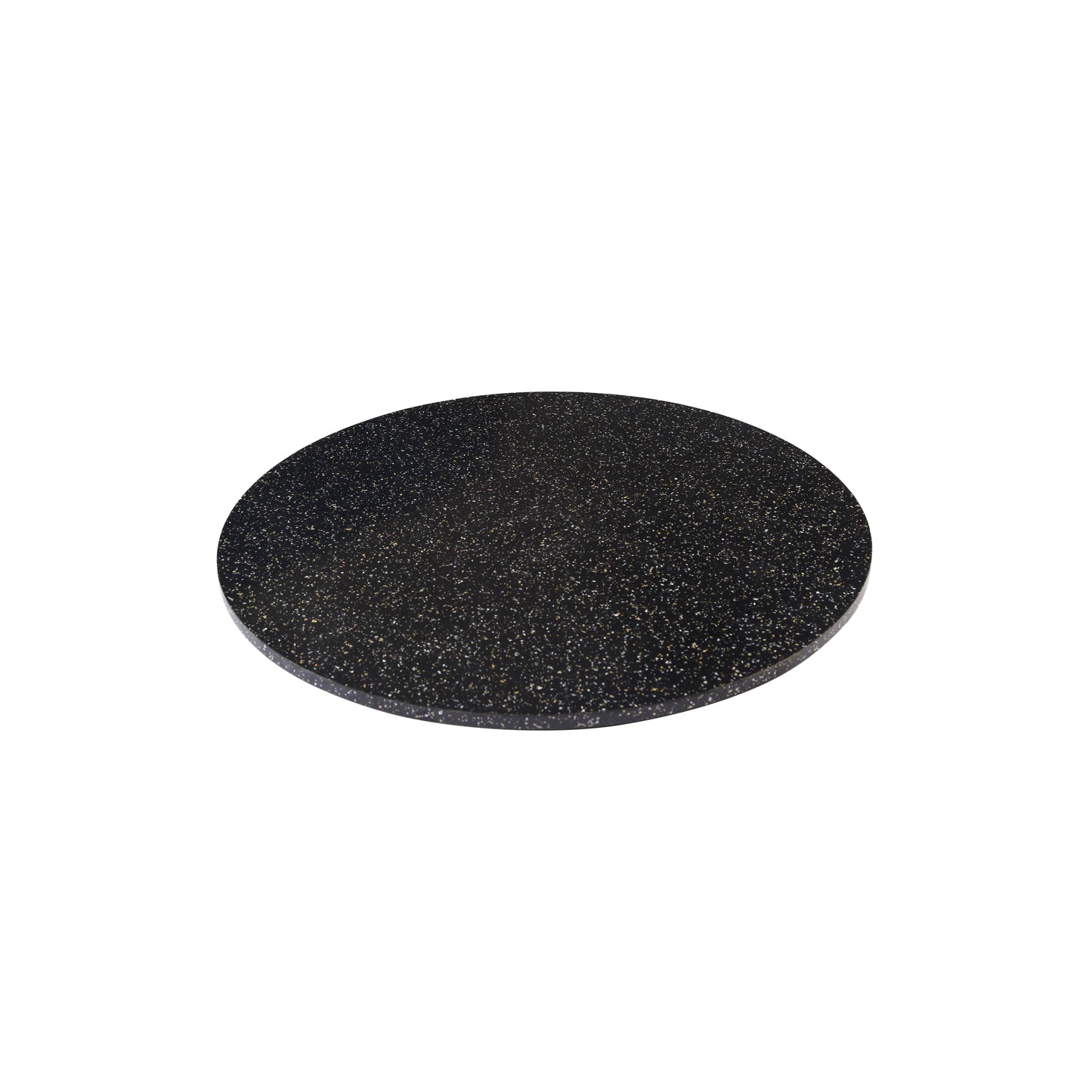 A Tiny Mistake Black Granite Wooden Table Turner, Dining Table Organisation, Lazy Susan for Dining Room Decor