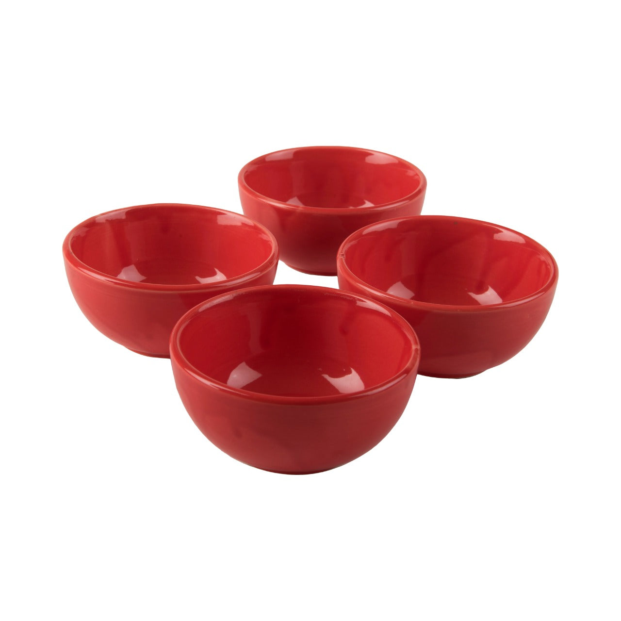 Red Snack Bowls