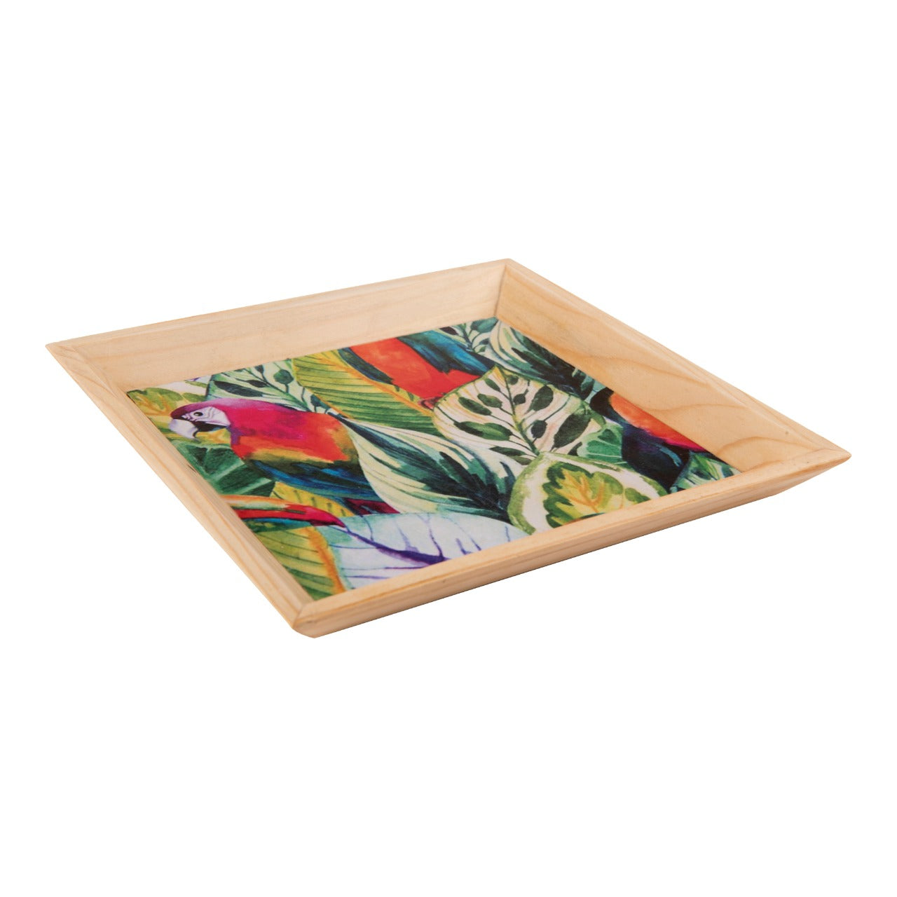 Wooden Tray, Decoupage Tray, Serving Tray