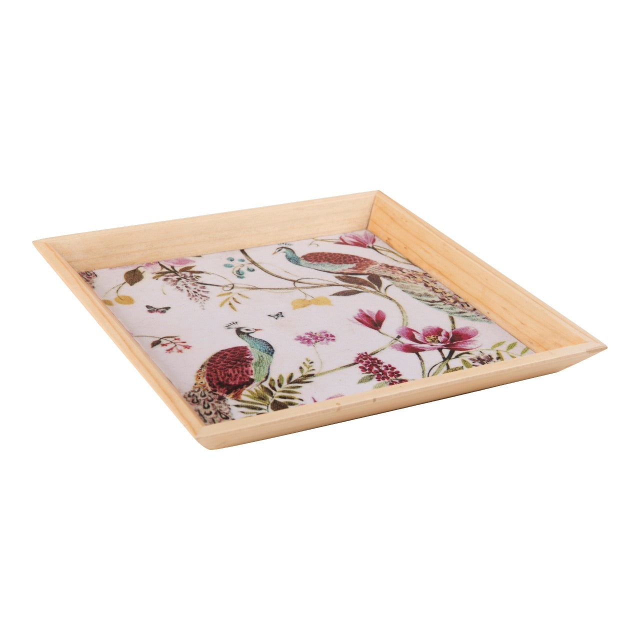 Wooden Tray, Decoupage Tray, Serving Tray