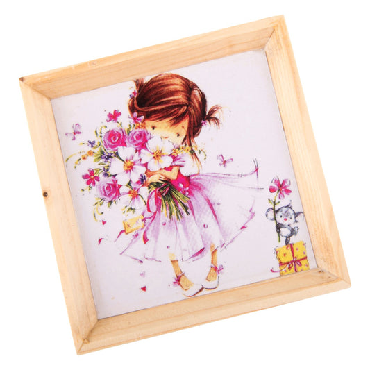Wooden Tray, Decoupage Tray, Serving Tray