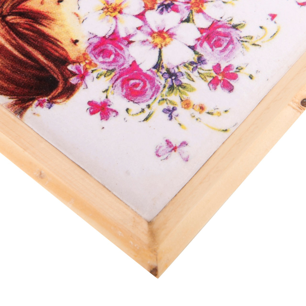 Wooden Tray, Decoupage Tray, Serving Tray