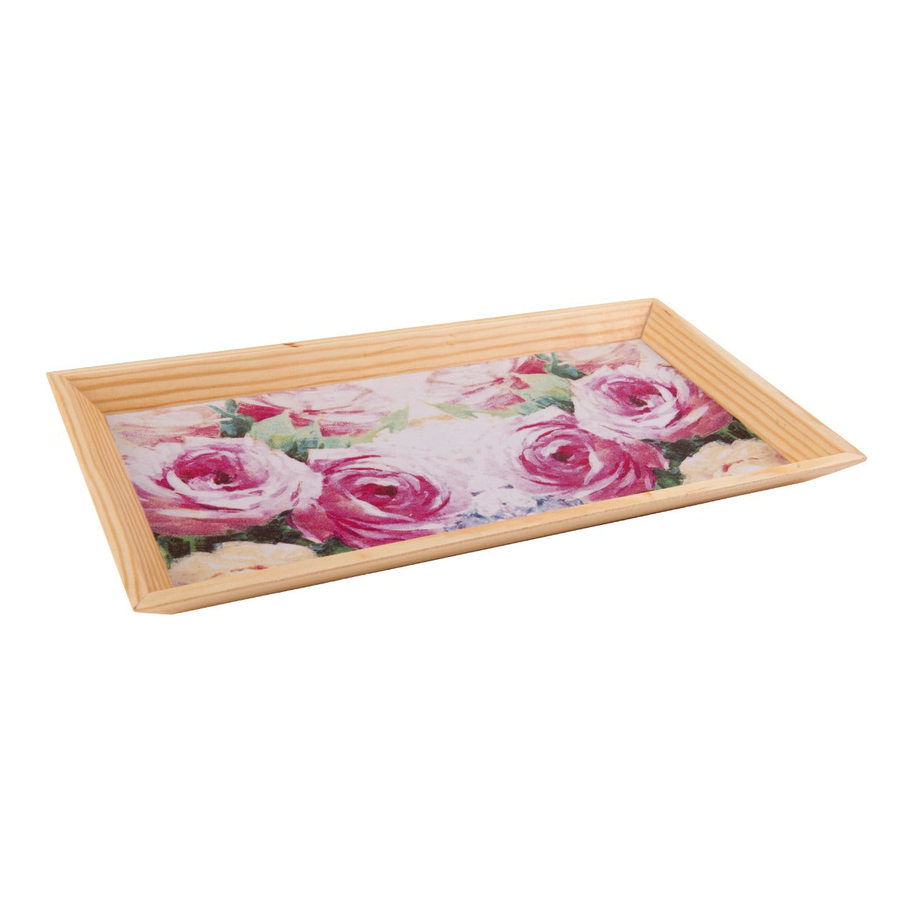 Wooden Tray, Decoupage Tray, Serving Tray