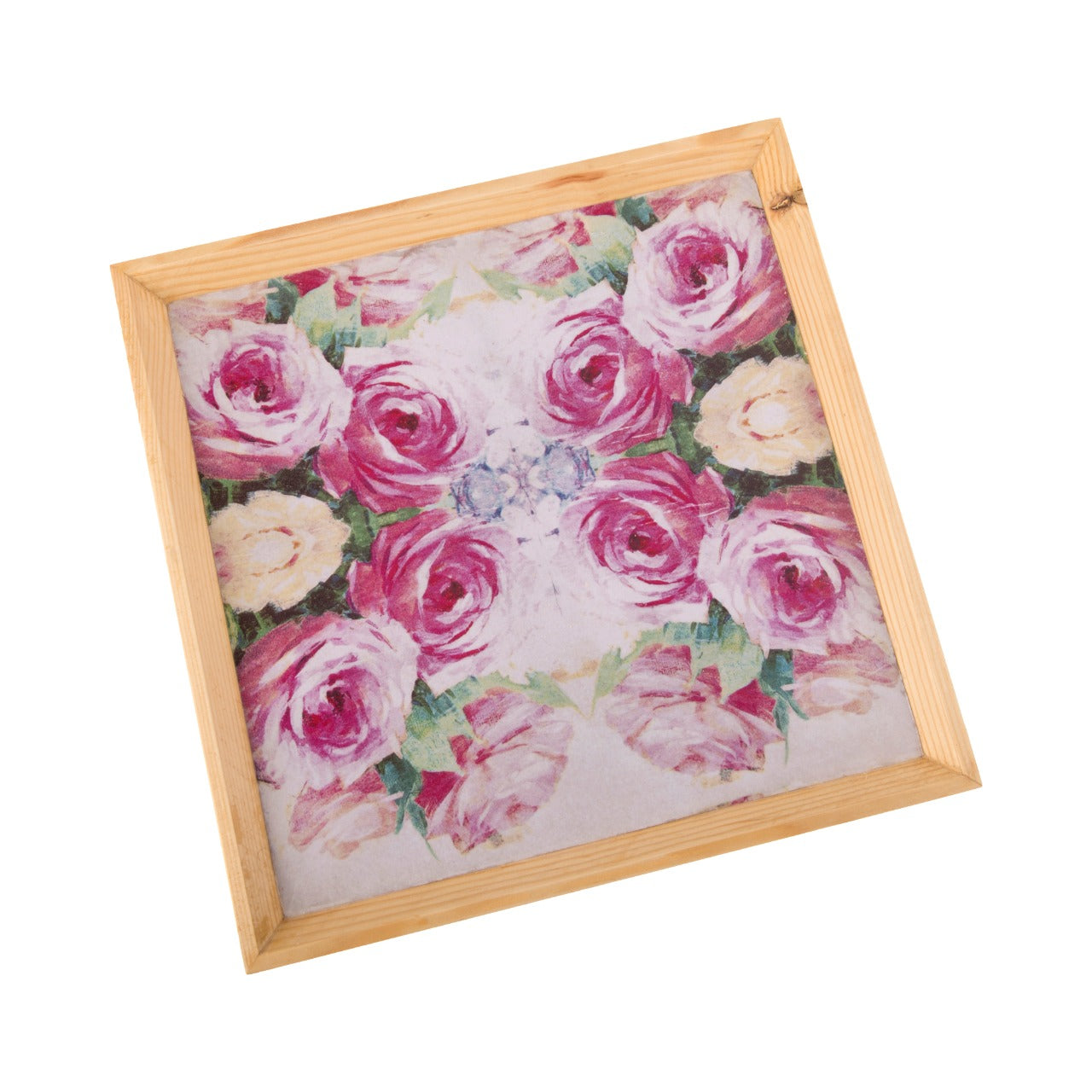 Wooden Tray, Decoupage Tray, Serving Tray